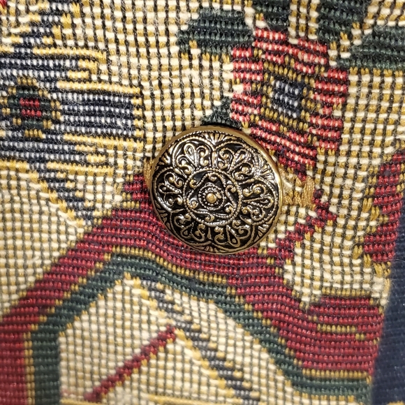 Style Exchange Lovely Golden Brocade Vest - Picture 6 of 6